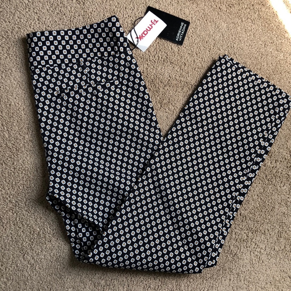 Floral patterned dress pants